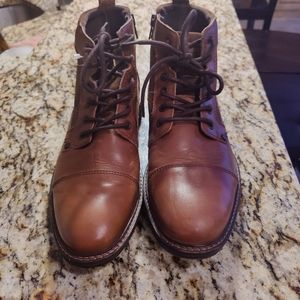 Men's size 8 Bull boxer brown boots
